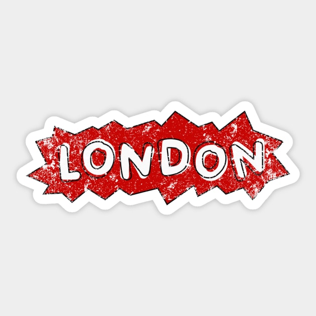 London city capital of the England Sticker by Polikarp308